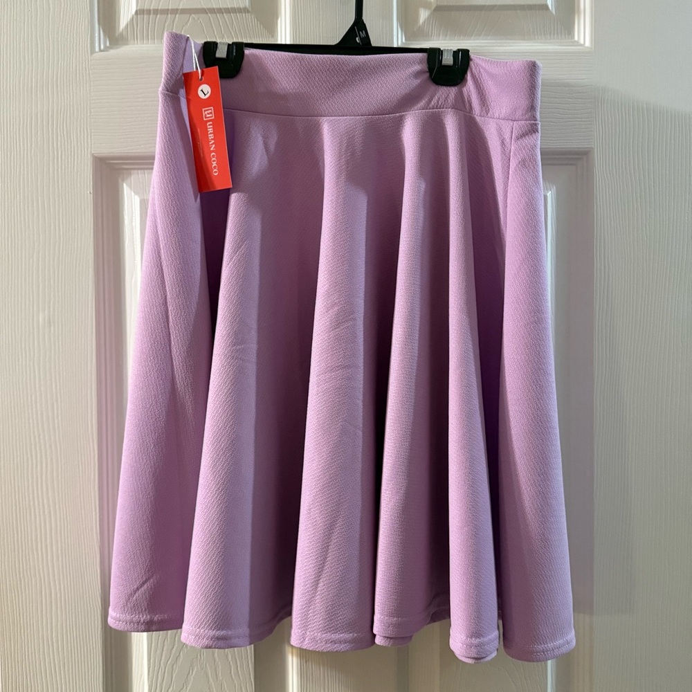 Urban Coco Lavender Skater Skirt